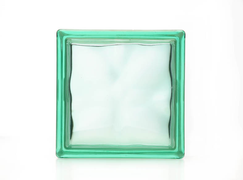 Wolke Green Coloured Glass Blocks