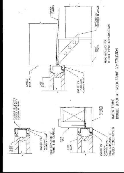Wafer Section through Jamb and Cover Plate Detail